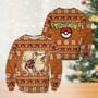 Arcanine Pokemon Christmas Anime Manga Ugly Xmas Sweater