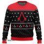 Assassins Creed Assassin Insignia Symbol Gift For Fan Anime Christmas Ugly Sweater