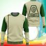 Avatar The Last Airbender Toph Beifong Uniform Sweatshirt Anime Costume