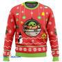 Baby Yoda Gift For Fan Anime Christmas Ugly Sweater