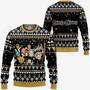 Black Bull Ugly Christmas Black Clover Anime Xmas Knitted Sweater