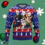 Black Clover Anime Ugly Christmas Sweater Characters Xmas Gift