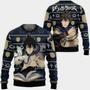 Black Clover Anime Yuno Ugly Xmas Wool Knitted Sweater