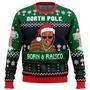 Born and Raised Fresh Prince of Bel-Air Ugly Christmas Sweater