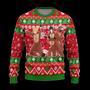 Boruto Anime Ugly Christmas Sweatshirt Custom Red Xmas Gift