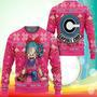 Bulma Ugly Christmas Sweater Anime Dragon Ball Xmas Gifts