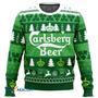 Christmas Drink Carlsberg Beer Custom Gift For Fan Anime Christmas Ugly Sweater