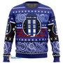 Christmas Through Time And Space Doctor Who Gift For Fan Anime Christmas Ugly Sweater