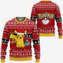 Cute Pikachu Ugly Christmas Pokemon Anime Xmas Knitted Sweater