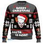 Derry Christmas Pennywise the Clown Gift For Fan Anime Christmas Ugly Sweater