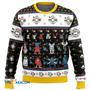 Digimon Sprites Gift For Fan Anime Christmas Ugly Sweater