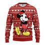 Disney ChristmasChristmas Sweater MK Mouse Christmas Hat Christmas Tree And Mouse Head Pattern