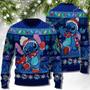 Disney ChristmasSweater Stich Wear Noel Hat Happy Christmas Ugly Sweater Amazing Disney Stitch