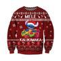 Disney Chrsitmas Ugly Sweater Stitch Mele Kalikimala Christmas Red Sweater Cute Disney Stitch