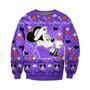 Disney Sweater Nurse Sweater MK Mouse Nurse Purple Ugly Sweater Nurse Ugly Sweater Cute Disney MN