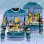 Disney Winnie The Pooh Sweater Pooh And Piglet Hot Cocoa Christmas Ugly Sweater Cute High Quality