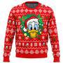 Donald Duck Christmas Head Ugly Christmas Sweater