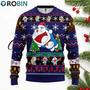 Doreamon Anime Ugly Christmas Sweater Blue