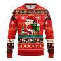 Dragon Ball Red Anime Ugly Christmas Sweatshirt Red