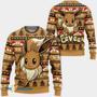 Eevee Anime Pokemon Custom Gift For Fan Anime Christmas Ugly Sweater