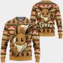 Eevee Anime Pokemon Xmas Ugly Christmas Knitted Sweater