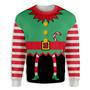 Elf Ugly Christmas Sweater Elf With Candy Sweater