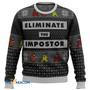 Eliminate the Impostor Among Us Custom Gift For Fan Anime Christmas Ugly Sweater