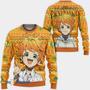 Emma Anime The Promised Neverland Custom Gift For Fan Anime Christmas Ugly Sweater