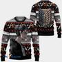 Eren Anime Attack On Titan Custom Gift For Fan Anime Christmas Ugly Sweater