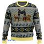 Eren Yeager and Levi Ackerman Attack on Titan Gift For Fan Anime Christmas Ugly Sweater