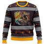 Fire Dragon's Iron Fist Dragneel Natsu Fairy Tail Anime Ugly Wool Knitted Sweater