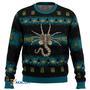 Free Hugs Alien Facehugger Gift For Fan Anime Christmas Ugly Sweater