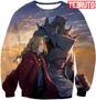 Fullmetal Alchemist Best Anime Art Edward X Alphonse Graphic Promo Sweatshirt