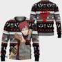 Gaara Black Custom With Pattern Gift For Fan Anime Christmas Ugly Sweater