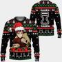 Gaara Nrt Anime Xmas Ugly Christmas Knitted Sweater