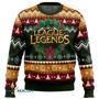 Game on Christmas League of Legends Gift For Fan Anime Christmas Ugly Sweater