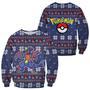 Garchomp Pokemon Xmas Ugly Christmas Knitted Sweater