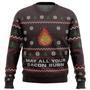 Ghibli May All Your Bacon Burn Ugly Christmas Sweater