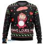 Ghibli Ponyo Loves Ham Gift For Fan Anime Christmas Ugly Sweater