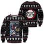 Giyu Tomioka Kimetsu Anime Xmas Clothes Ugly Christmas Knitted Sweater