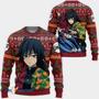 Giyuu Kimetsu no Yaiba Anime Custom Gift For Fan Anime Christmas Ugly Sweater