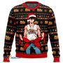 God of High School Santa Jin Mori Gift For Fan Anime Christmas Ugly Sweater