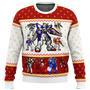 Gundam Wing Sprites Ugly Christmas Sweater