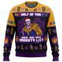 Half of You Are On The Naughty List Thanos Marvel Ugly Christmas Sweater