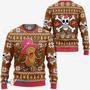 Happy Chopper One Piece Anime Custom Gift For Fan Anime Christmas Ugly Sweater