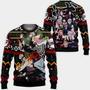 Hashira Team Anime Kimetsu Xmas Ugly Christmas Knitted Sweater