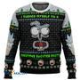 I Turned Myself Into A Christmas Sweater Rick And Morty Gift For Fan Anime Christmas Ugly Sweater