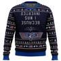 Inverted Top Gun Ugly Christmas Sweater