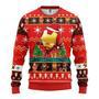 Iron Man Chibi Christmas Pattern Red Christmas Ugly Wool Sweater Christmas Gift For Kid Adult