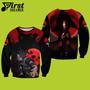 Itachi Sharingan Eyes Ugly Christmas Sweater Akatsuki Naruto Anime Akatsuki Sweater - The First